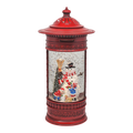 Magical Snowman WaterGlobe Vintage Mailbox