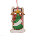 Sled With Tree Ornament