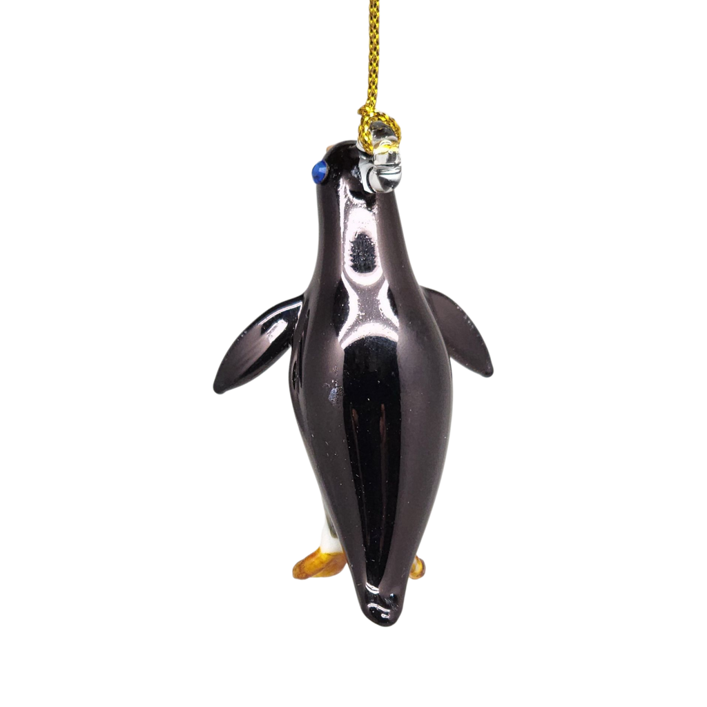 Egyptian Glass Penguin Ornament
