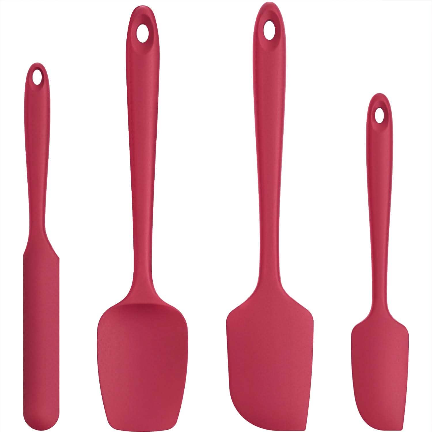 U-Taste Silicone Spatula Set with 480 Degrees Fahrenheit Heat Resistant