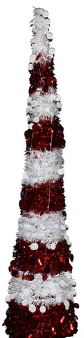 Pop-up Tinsel Tree - 5.5 Feet Tall -