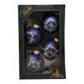 Krebs Value Glass Ball 4 pack - Joyful Wishes