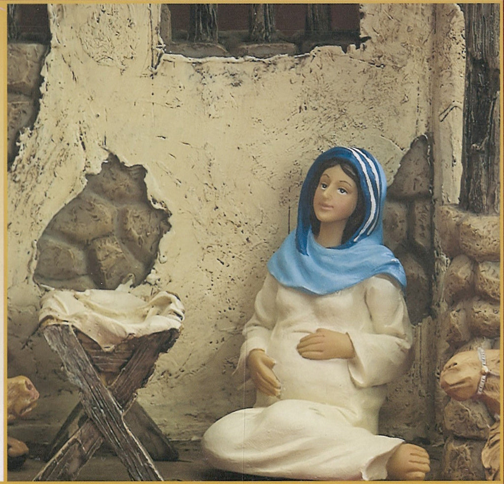 The Holy Family - Traveling to Bethlehem - 10 Inch Scale