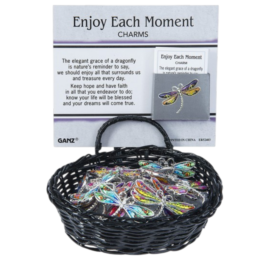 Dragonfly Inspriational Pocket Charm -