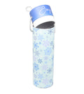 Christmas Wine Box Tube - Light Blue Snowflake