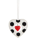 Sports Heart Ornament -  Soccer