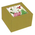 Square Cookie Box Gold