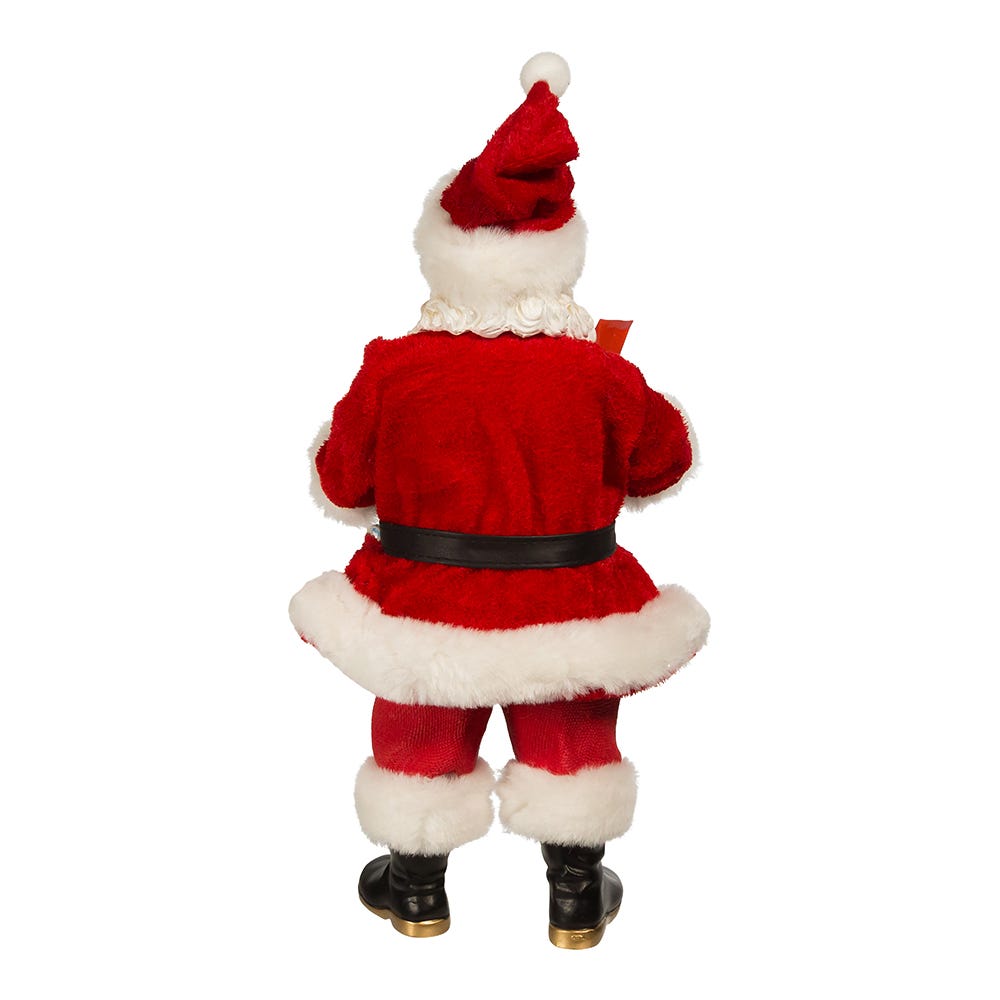 Santa with a Hershey's Gift Basket