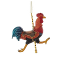 Resin Carousel Ornament - Rooster