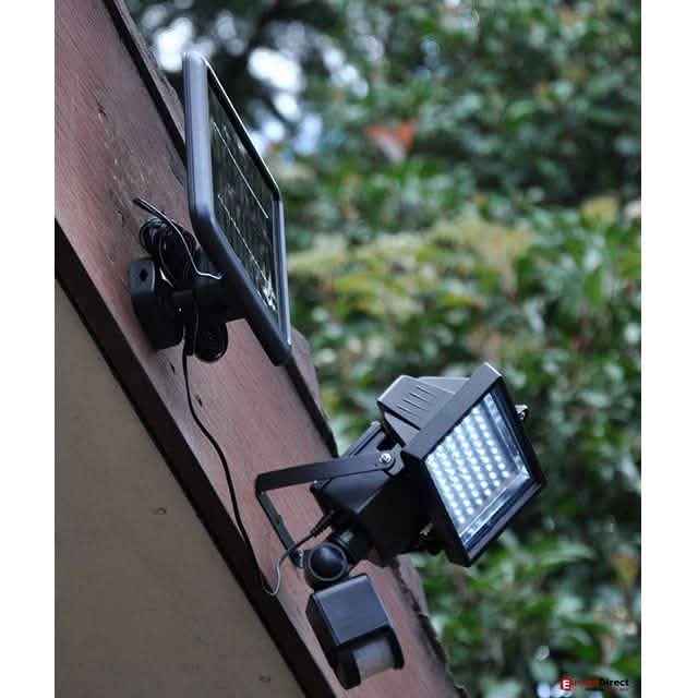Ultra-Bright 60-LED Motion-Sensing Solar Flood Light