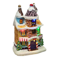 Lighted Resin Gingerbread House - Bakery
