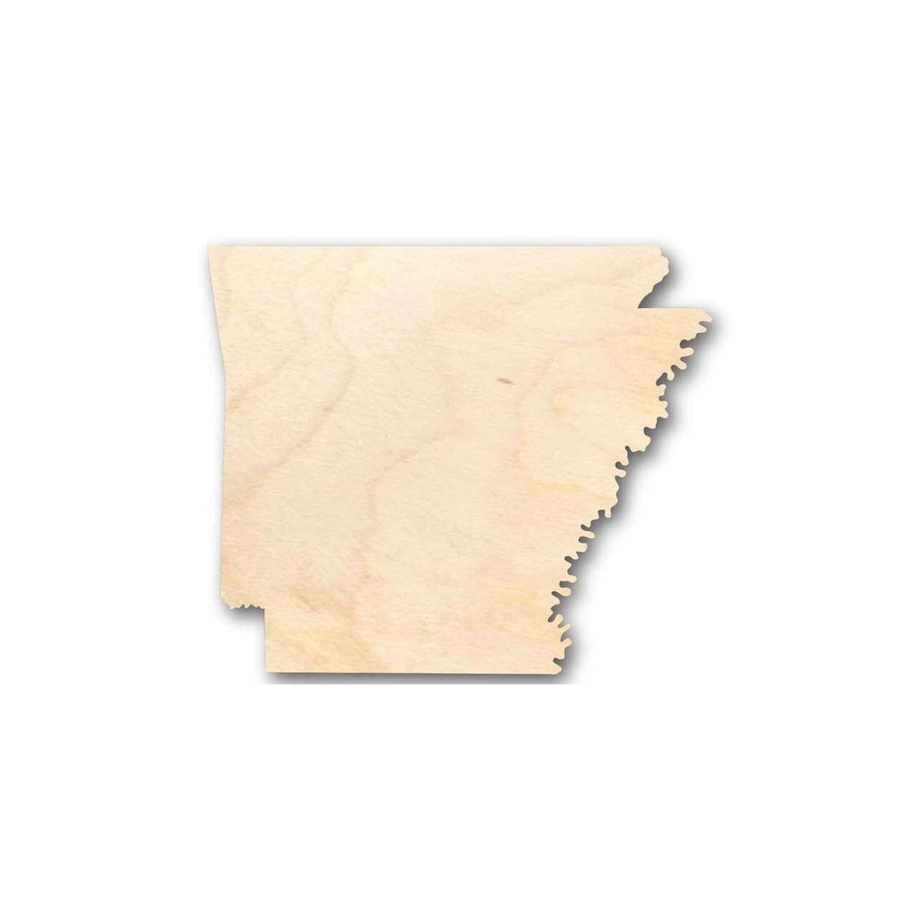 Unfinished Wood Arkansas Shape - State - Craft - up to 46" DIY