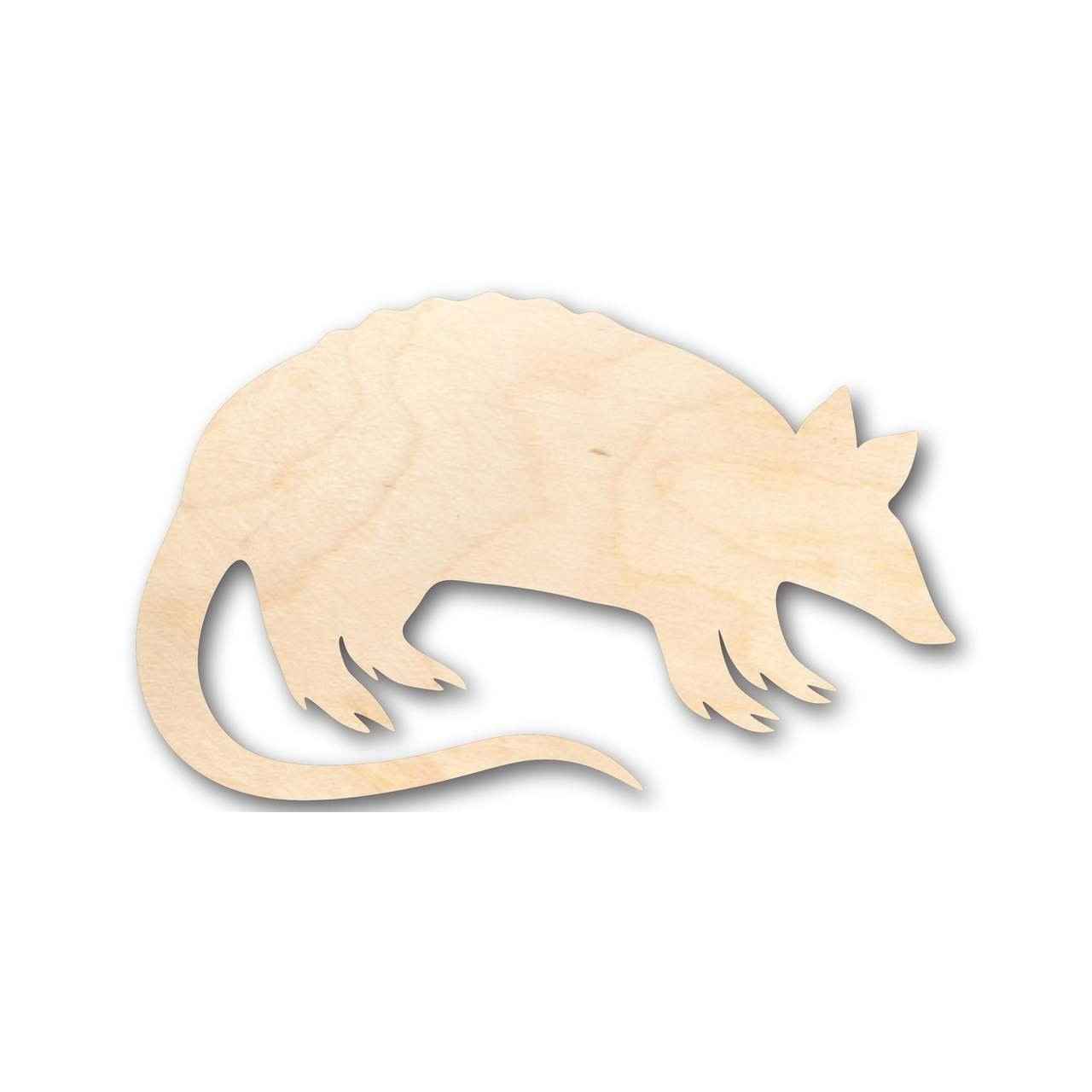 Unfinished Wood Armadillo Shape - Animal - Craft - up to 46" DIY