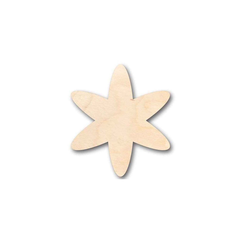 Unfinished Wood Asterisk Symbol - Craft - up to 46" DIY