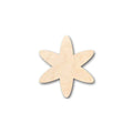 Unfinished Wood Asterisk Symbol - Craft - up to 46" DIY