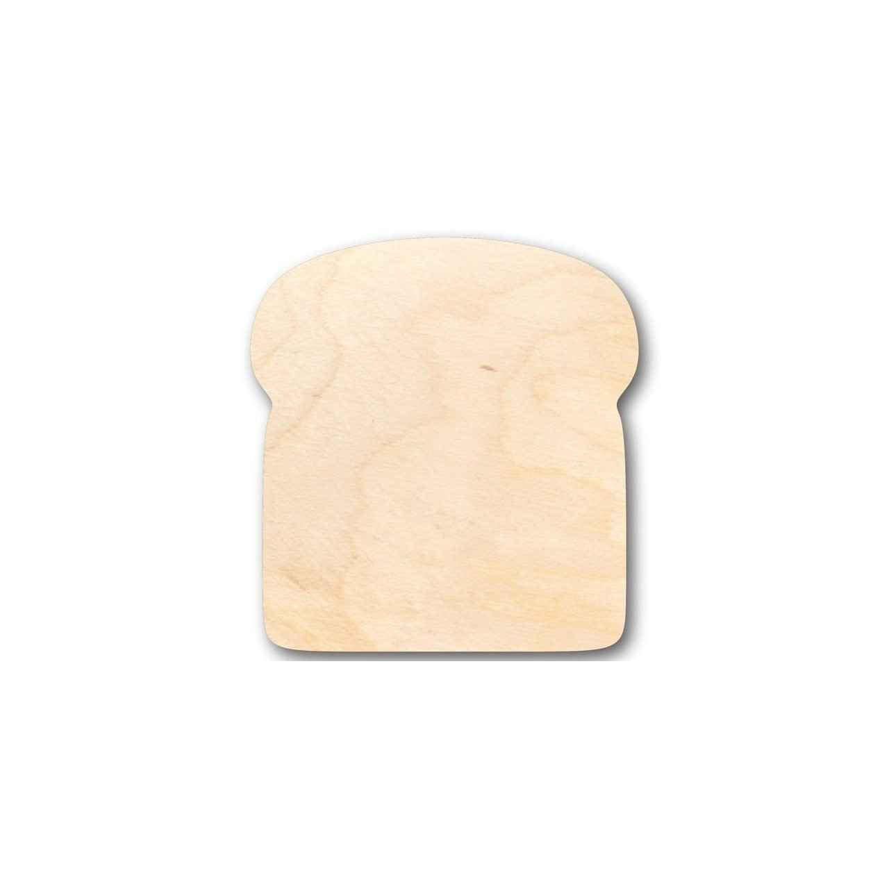 Unfinished Wood Bread Shape - Food - Craft - up to 46" DIY