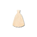 Unfinished Wood Bride Gown Shape - Wedding - Craft - up to 46" DIY