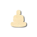 Unfinished Wood Buddha Shape - Religion - Craft- up to 46" DIY