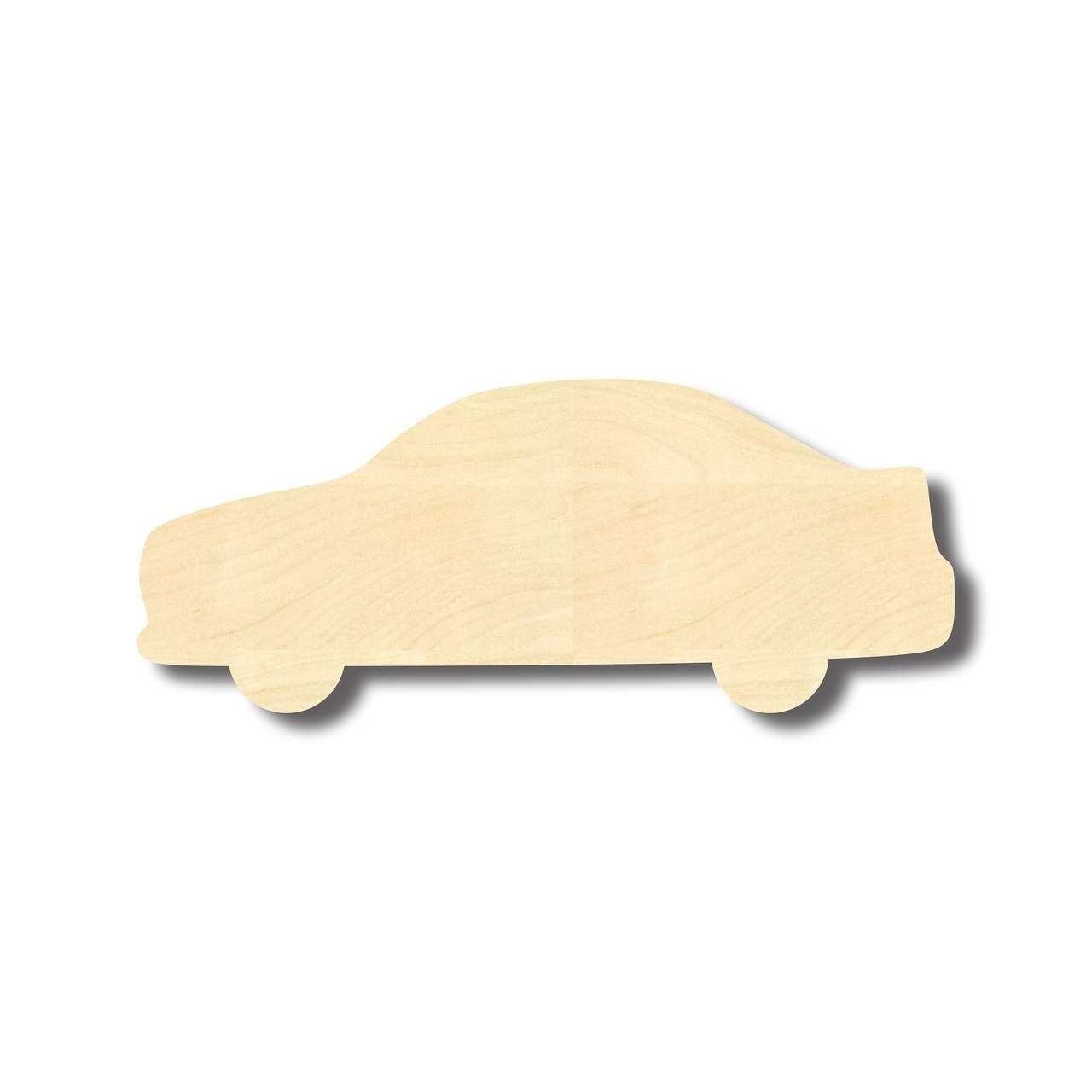 Unfinished Wood Car Shape - Craft - up to 46" DIY