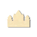 Unfinished Wood Castle Shape - Middle Ages - Craft - up to 46" DIY