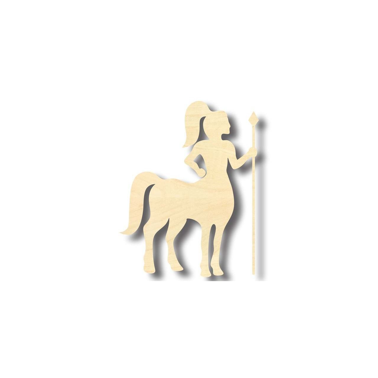 Unfinished Wood Centaur Shape - Mythical - Craft - up to 46" DIY