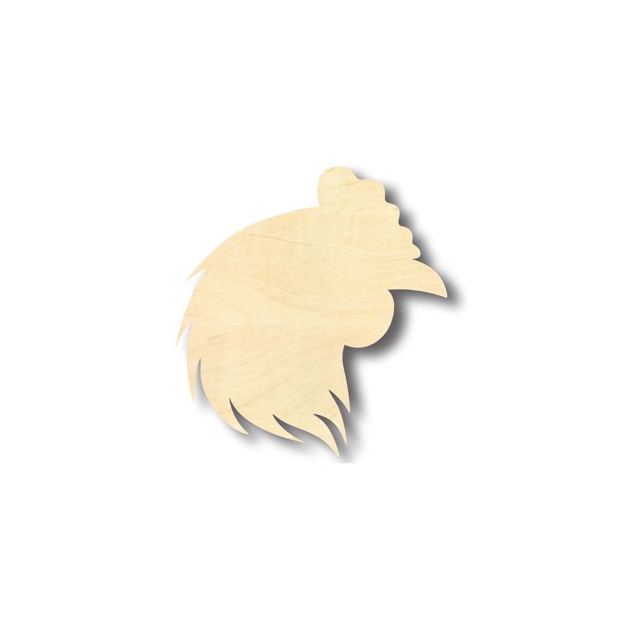 Unfinished Wood Chicken Shape - Farm Animal - Craft - up to 46" DIY