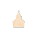 Unfinished Wood Church Shape - Christian - Craft - up to 46" DIY