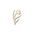 Unfinished Wood Daffodil Shape - Spring - Flower - Craft - up to 46" DIY