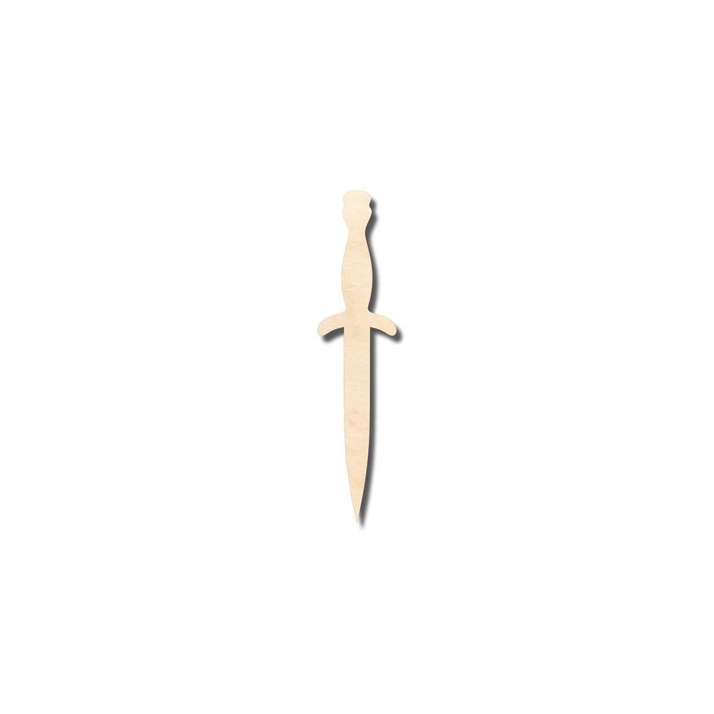 Unfinished Wood Dagger Shape - Craft - up to 46" DIY