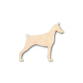 Unfinished Wood Doberman Dog Shape - Animal - Pet - Craft - up to 46" DIY