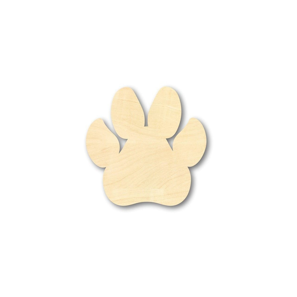 Unfinished Wood Dog Paw Shape - Animal - Pet - Craft - up to 46" DIY