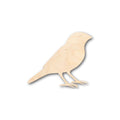 Unfinished Wood Finch Shape - Animal - Bird - Wildlife - Craft - up to 46" DIY