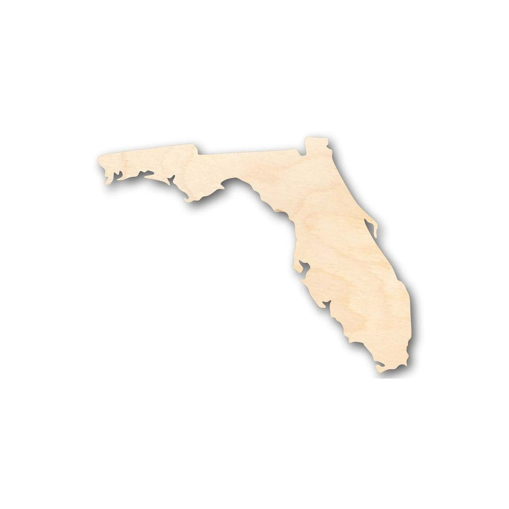 Unfinished Wood Florida Shape - State - Craft - up to 46" DIY