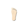 Unfinished Wood Foot Shape - Craft- up to 46" DIY