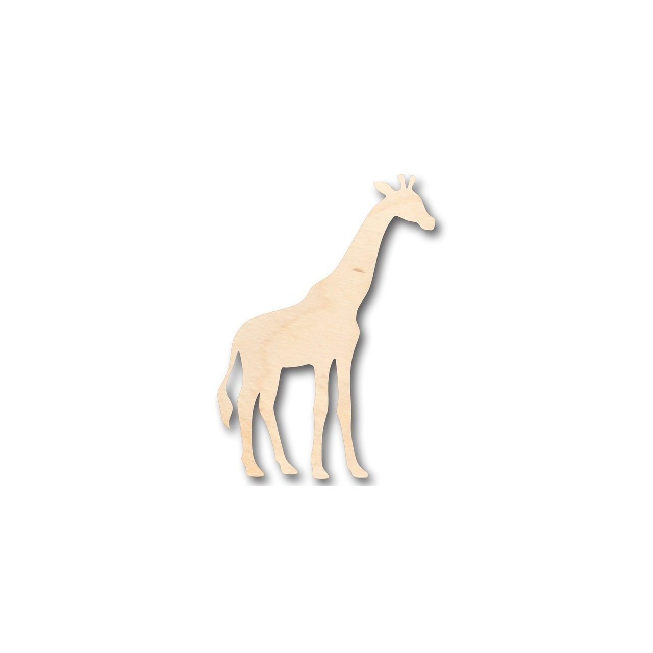 Unfinished Wood Giraffe Shape - Animal - Wildlife - Craft - up to 46" DIY
