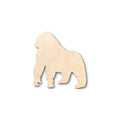 Unfinished Wood Gorilla Shape - Animal - Wildlife - Craft - up to 46" DIY
