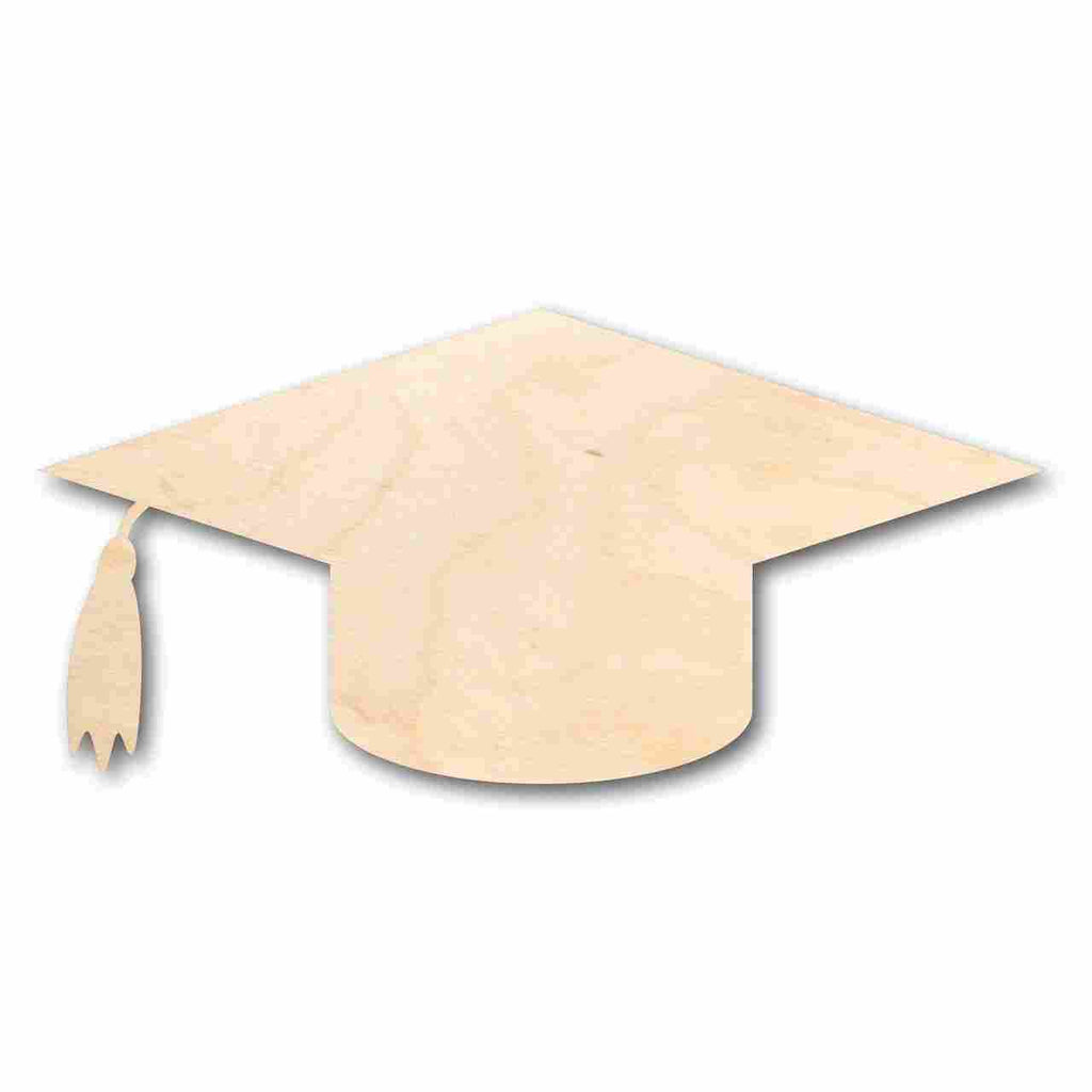Unfinished Wood Graduation Cap Shape - Craft - up to 46" DIY