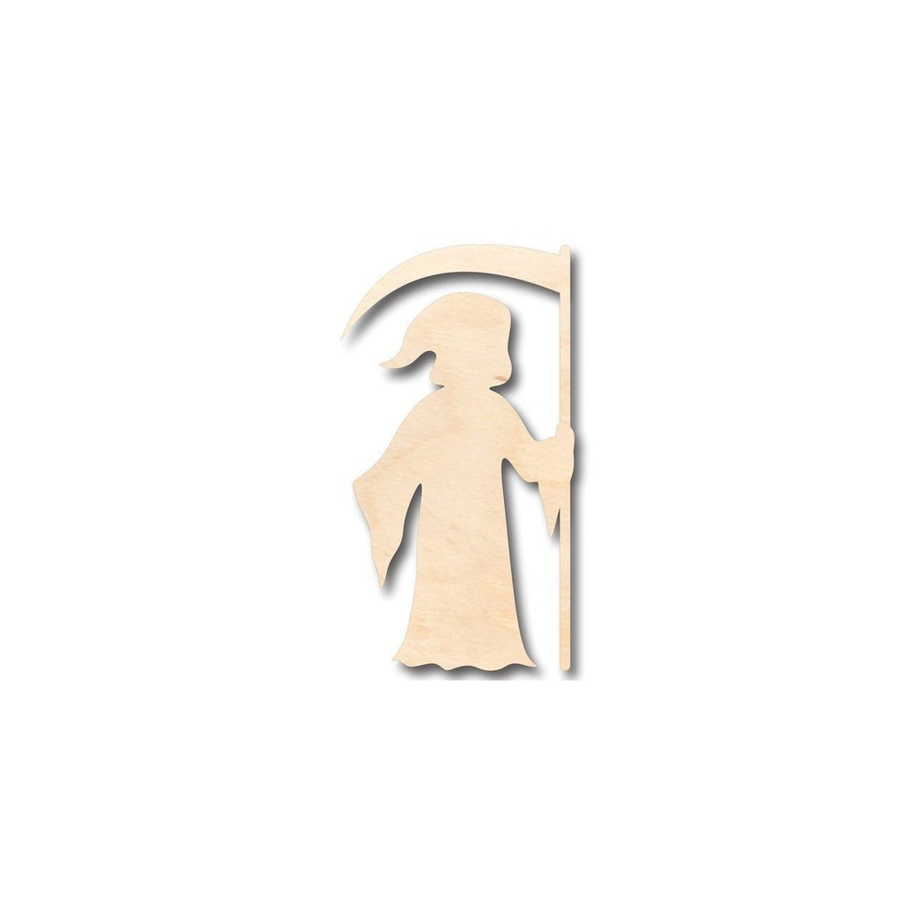 Unfinished Wood Grim Reaper Shape - Death - Craft - up to 46" DIY