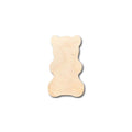 Unfinished Wood Gummy Bear Shape - Candy - Craft - up to 46" DIY