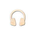 Unfinished Wood Headphones Shape - Music - Craft - up to 46" DIY
