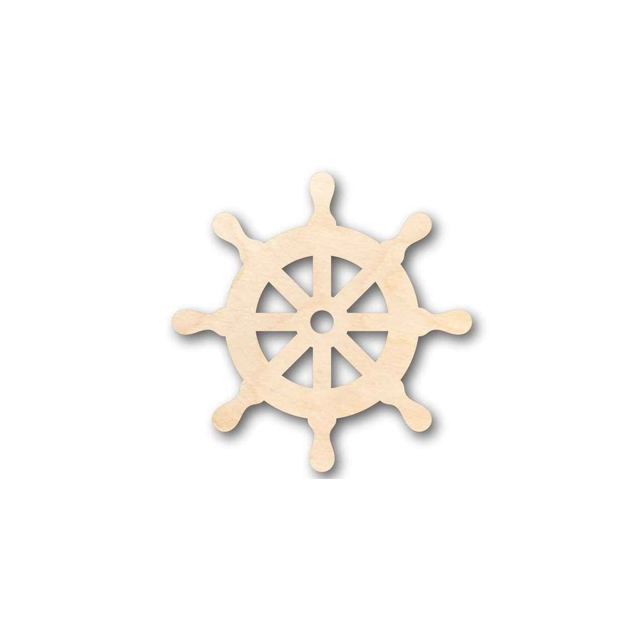 Unfinished Wood Helm Steering Wheel Shape - Naval - Ocean - Craft - up to 46" DIY
