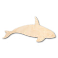 Unfinished Wood Killer Whale Shape - Ocean - Craft - up to 46" DIY