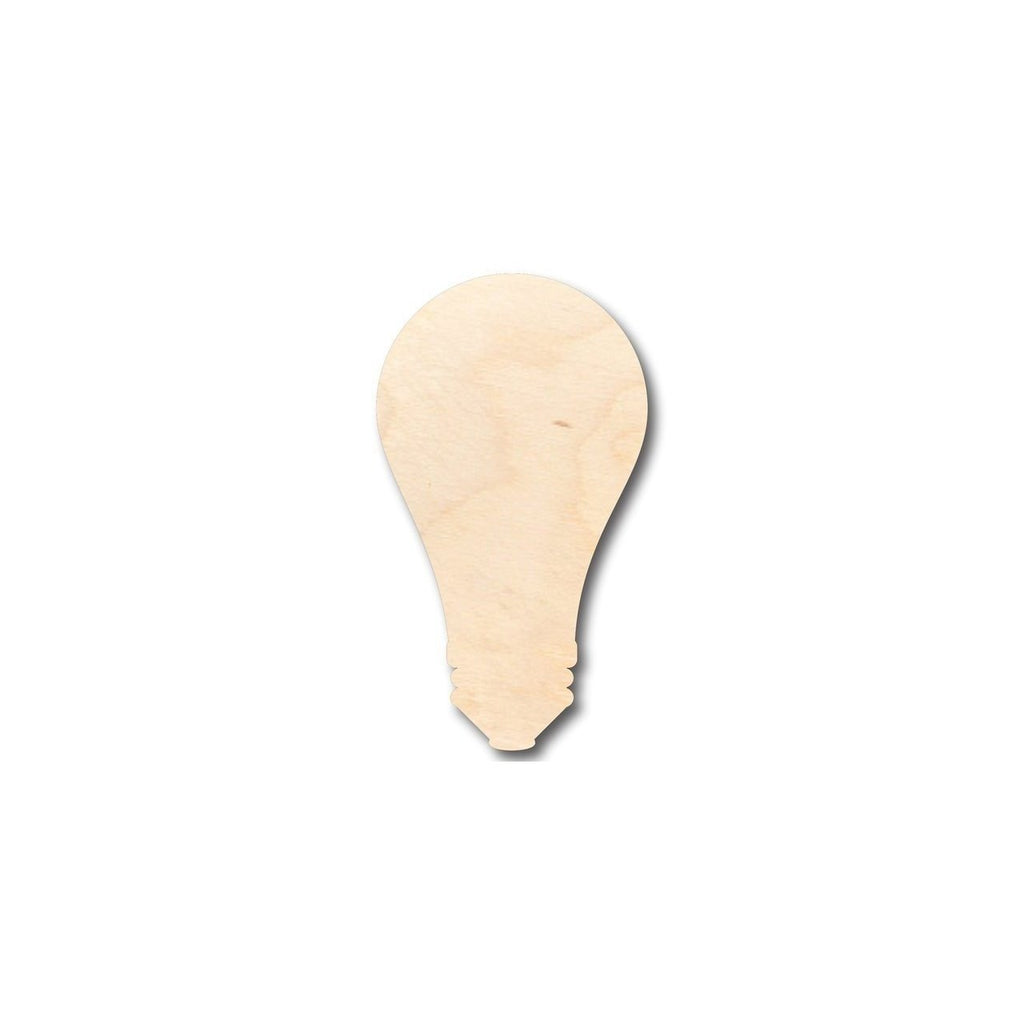 Unfinished Wood Light Bulb Shape - Idea - Craft - up to 46" DIY