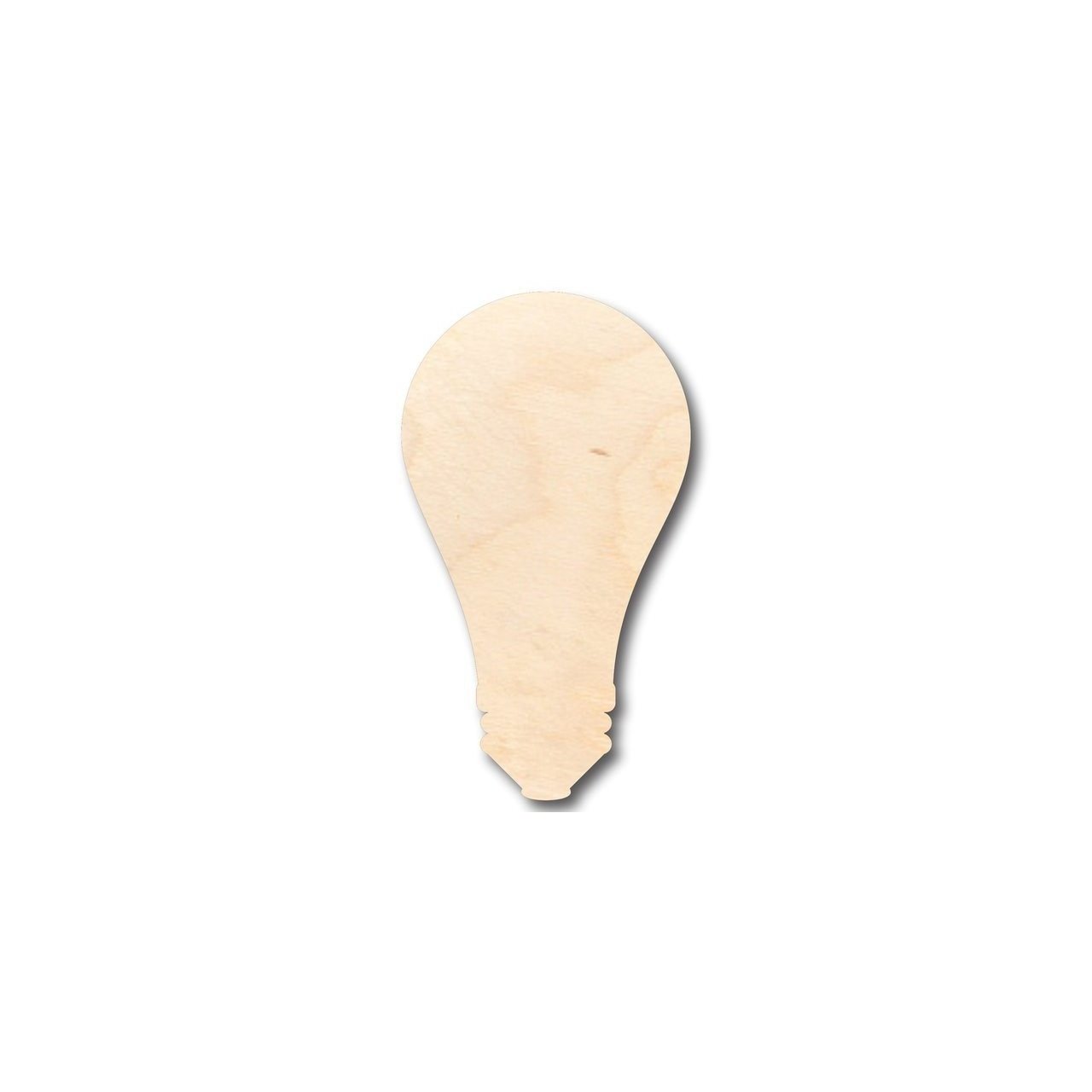 Unfinished Wood Light Bulb Shape - Idea - Craft - up to 46" DIY