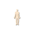 Unfinished Wood Man Shape - Craft- up to 46" DIY