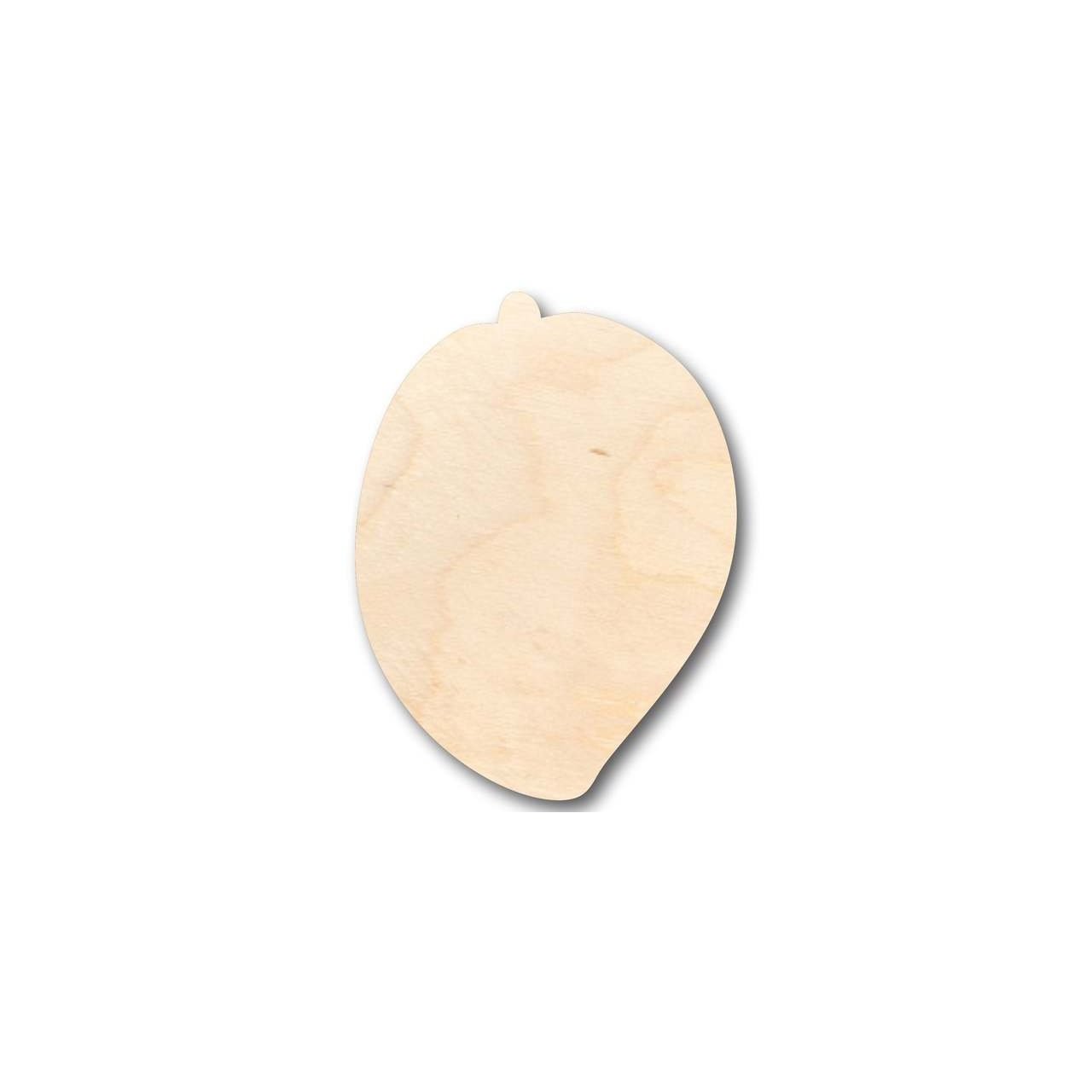 Unfinished Wood Mango Shape - Fruit - Tropical - Craft- up to 46" DIY