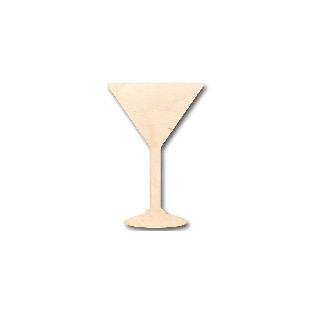 Unfinished Wood Martini Shape - Bar - Craft - up to 46" DIY