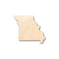 Unfinished Wood Missouri Shape - State - Craft - up to 46" DIY