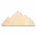 Unfinished Wood Mountain Range Shape - Nature - Craft - up to 46" DIY