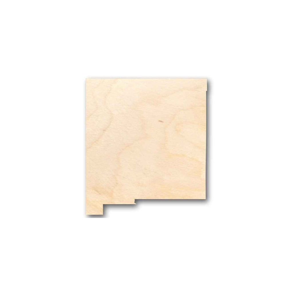 Unfinished Wood New Mexico Shape - State - Craft - up to 46" DIY